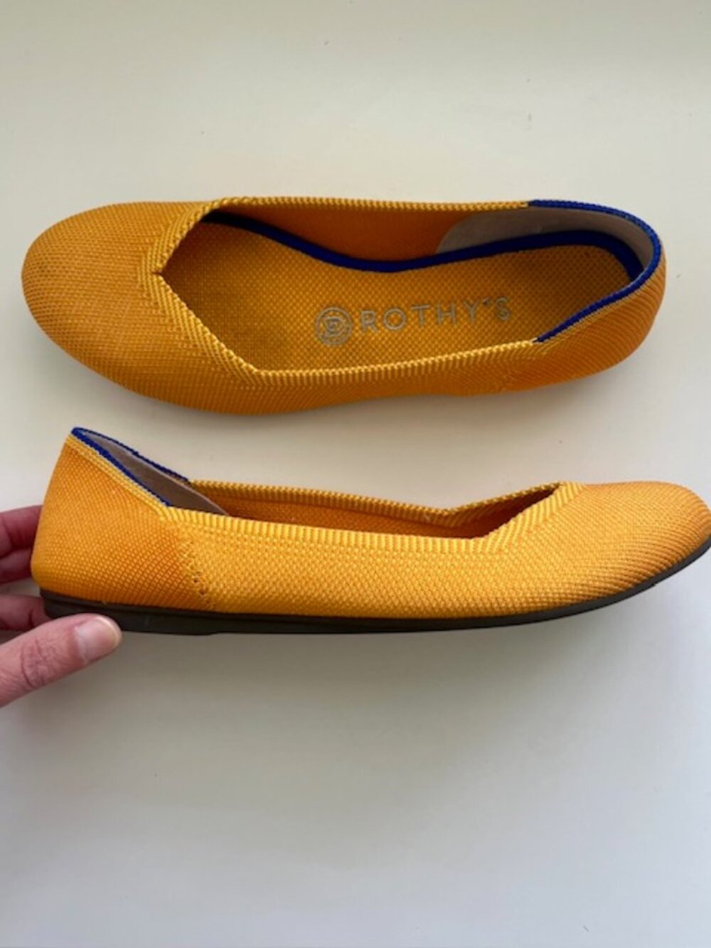 Rothy's The Daily Flat in Retired Marigold Colorway | Size 7 - Picture 4 of 5